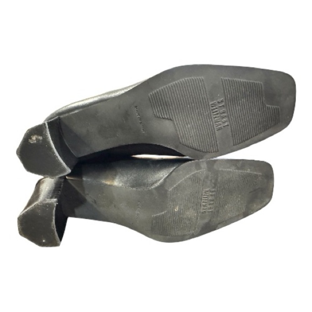 STUART WEITZMAN very soft black leather boots, size 8 - Picture 5 of 12